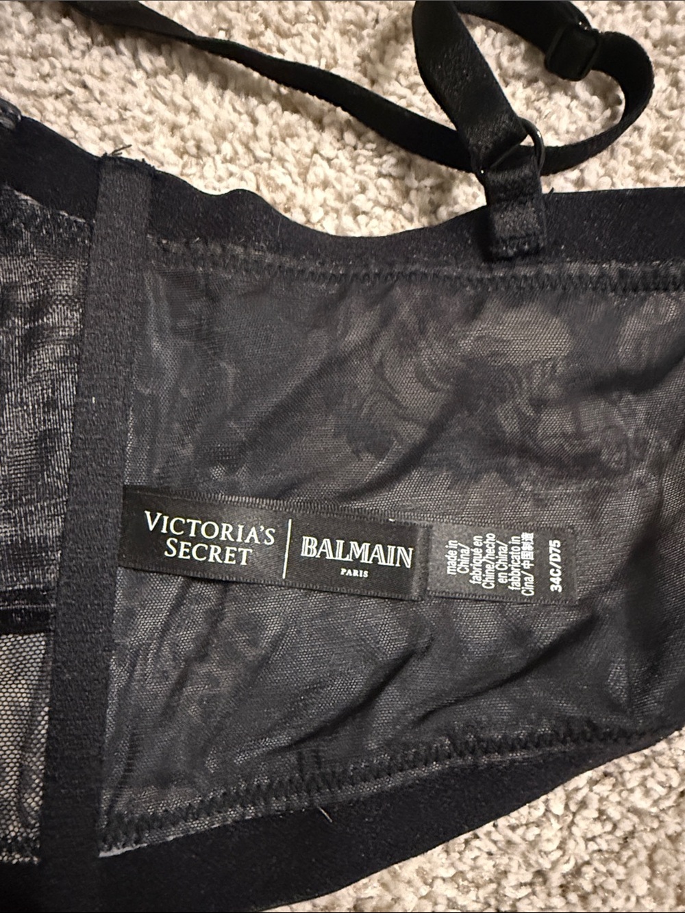 Victoria’s Secret x Balmain bralette - Picture 5 of 5